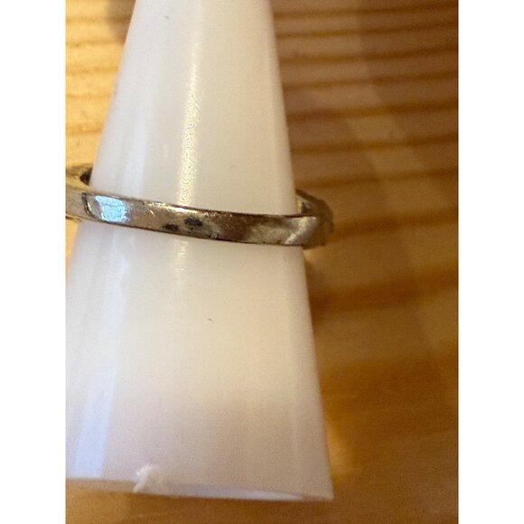 Star Rhinestone Silver Tone Adjustable Ring - Picture 5 of 8